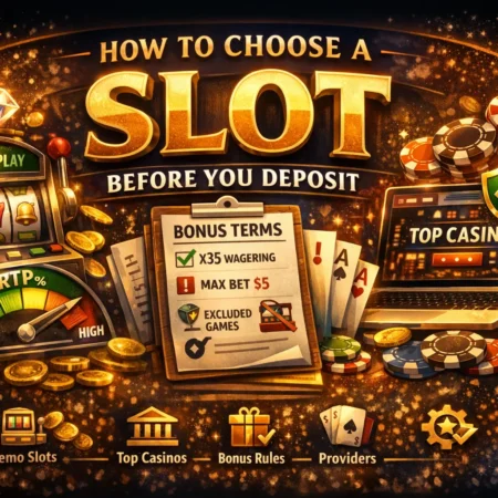 How to Choose a Slot Before You Deposit: Demo Play, RTP, Volatility, and Bonus Terms Explained