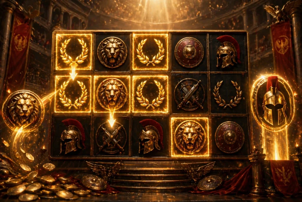 RomaX elimination wins and bonus game gameplay illustration